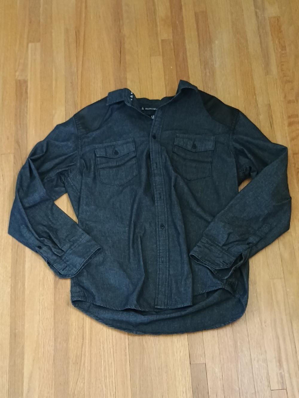 Rock & Republic Dark Blue Denim Shirt